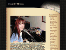 Tablet Screenshot of musicbymelissa.net